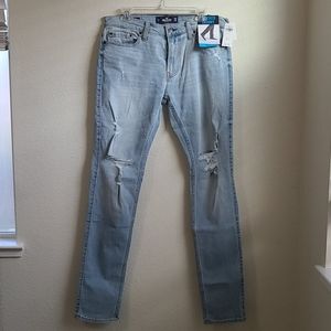 Hollister Men's Stacked Skinny Ripped Jeans